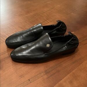 Tory Burch Black Leather Woman’s Loafers